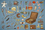 Witchcraft Illustration Collection, an Object Illustration by DeepFuze (Thumbnail 2 of 5)