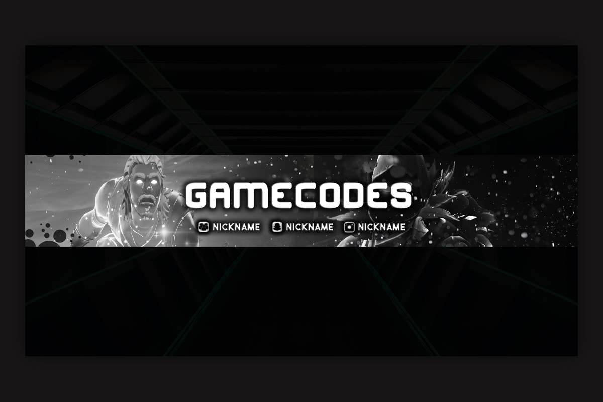 10 Gaming YouTube Banner Template, a Social Media Template by immenseart (Photo 2 of 11)