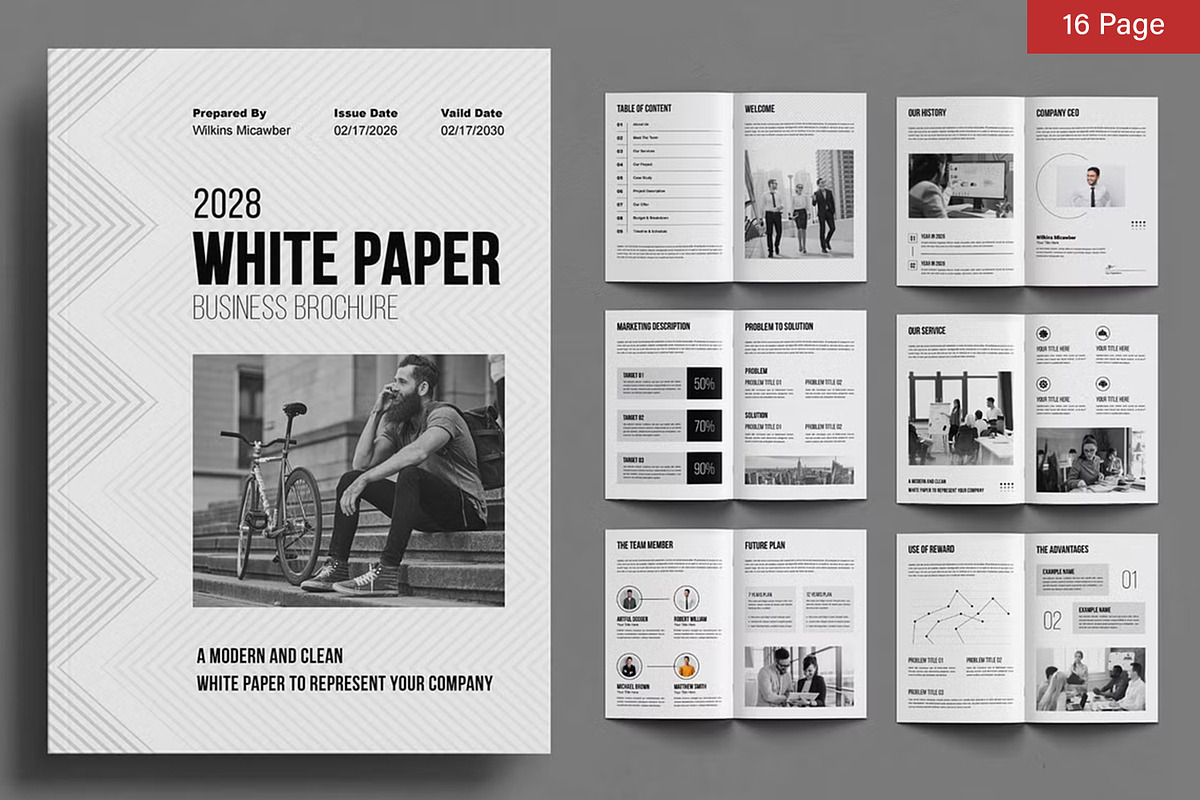 White Paper Bundle, a Brochure Template by ContestDesign (Photo 23 of 30)