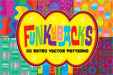 Funkybacks: 50 Retro Vector Patterns