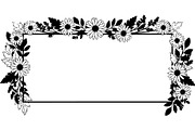 Black Floral Wreath Frame Set, an Illustration by Designer_Momina (Thumbnail 6 of 20)