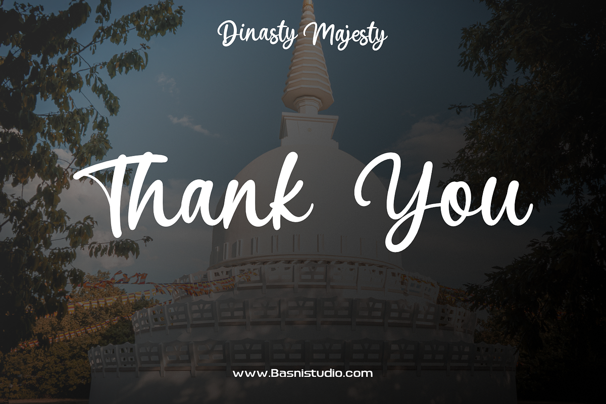 Dinasty Majesty handwriting font, a Handwritten Font by Basnistudio (Photo 7 of 7)