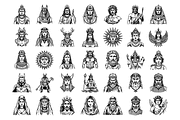 Vintage Religious Icon Pack, an Icon by Vector Portal (Thumbnail 6 of 6)