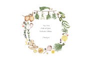 Watercolor Herbs and Spices, a Food Illustration by MayaNavits (Thumbnail 13 of 13)