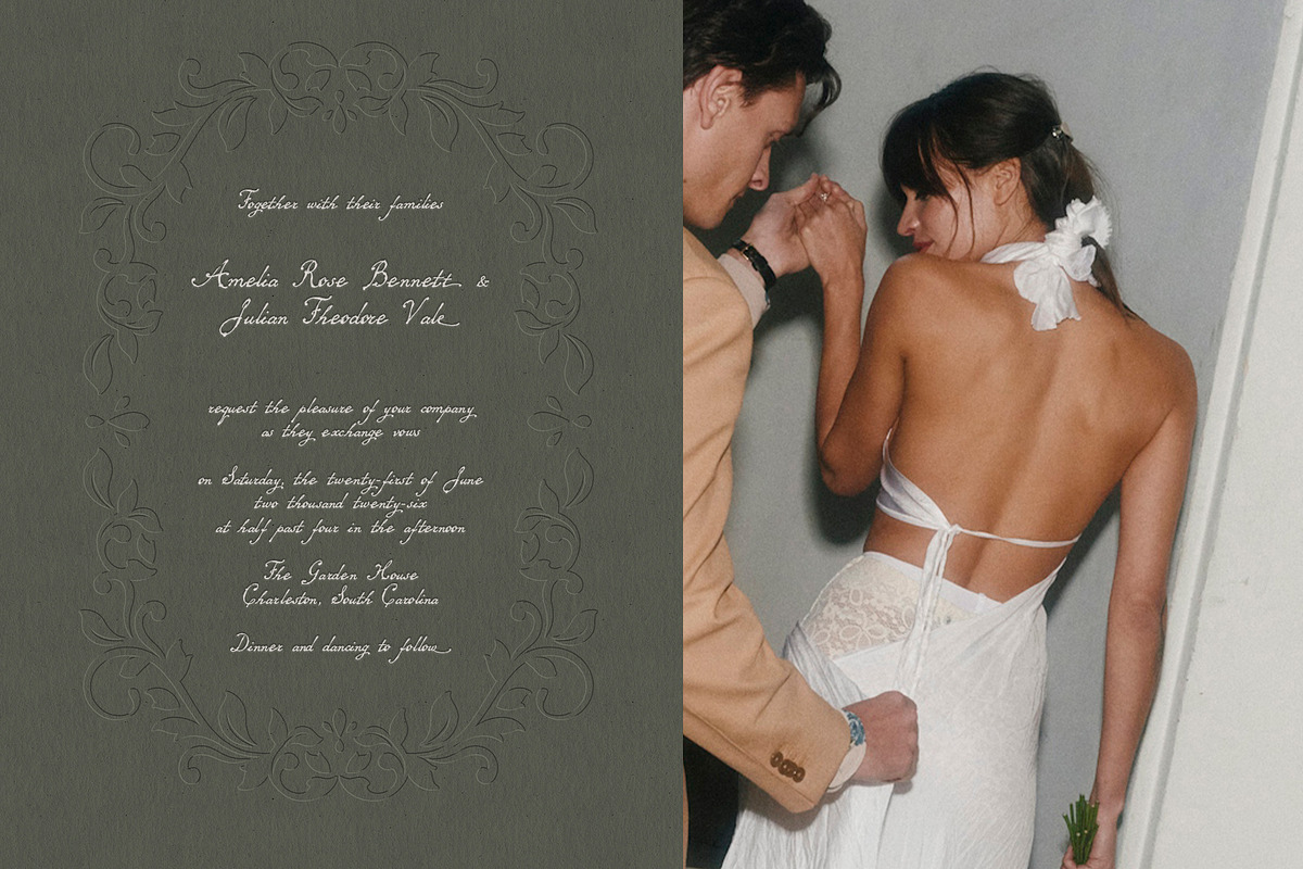 Amabel Vows: Romantic Script Font, a Script Font by Mneme (Photo 2 of 9)