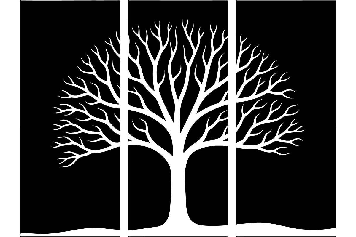 Leafless Tree Silhouette SVG Bundle, an Object Graphic by Designer_Momina (Photo 13 of 20)