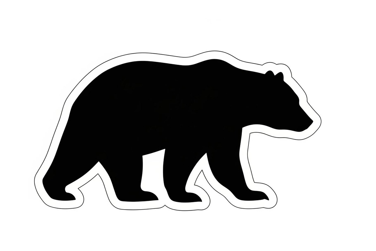 Nature Wildlife Bear Silhouette Bund, an Illustration by Designs_River (Photo 16 of 51)