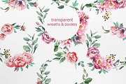 Watercolor flowers, a Texture Illustration by katyabuslaeva (Thumbnail 3 of 6)