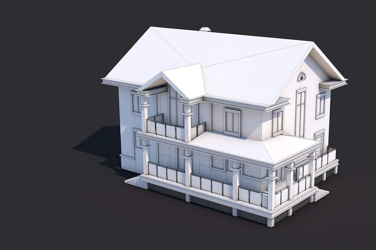 8 House Building and Swimming Pool, an Architecture 3D Model by multimedia4ds (Photo 3 of 25)