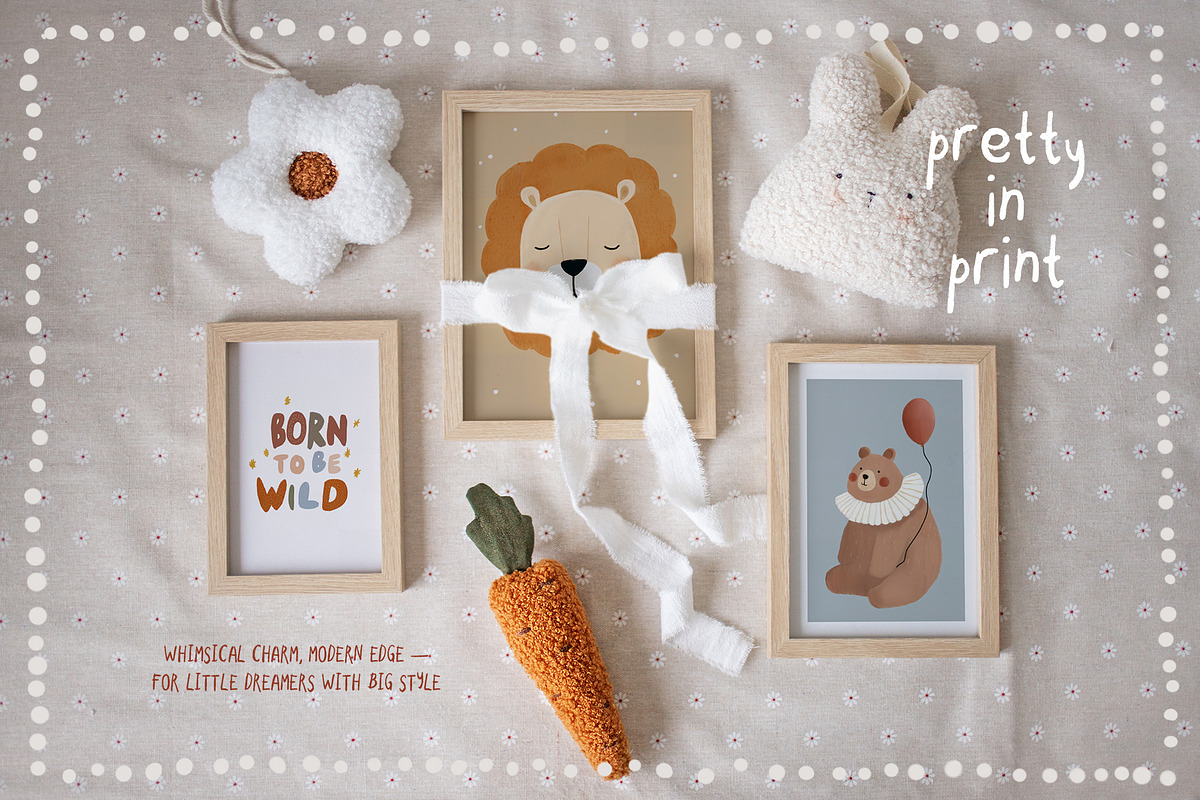 Pretty in Print - 150 Kids Posters, a Background Graphic by Muse Artist (Photo 6 of 16)