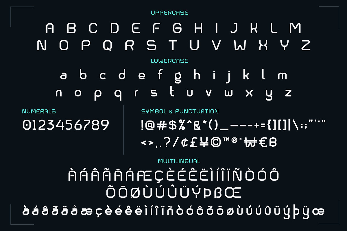 Spartach – Futuristic Font Family, a Sans Serif Font by Mockmenot (Photo 2 of 7)