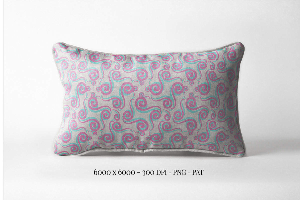 Organic Seamless Swirl Patterns, a Pattern Graphic by Declipo Patt (Photo 9 of 9)