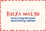 Kalya Malya, a Handwritten Font by Alexander Tiunov (Thumbnail 1 of 7)