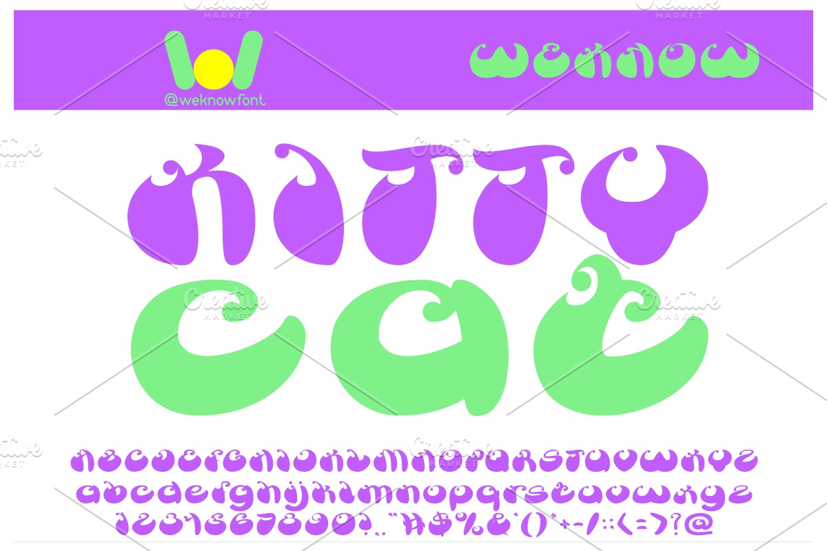 Butterfly font, a Font by weknow (Photo 1 of 5)