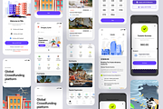 Filllo Crowdfunding App UI Kit, an UI Kit Template by floxui (Thumbnail 4 of 8)