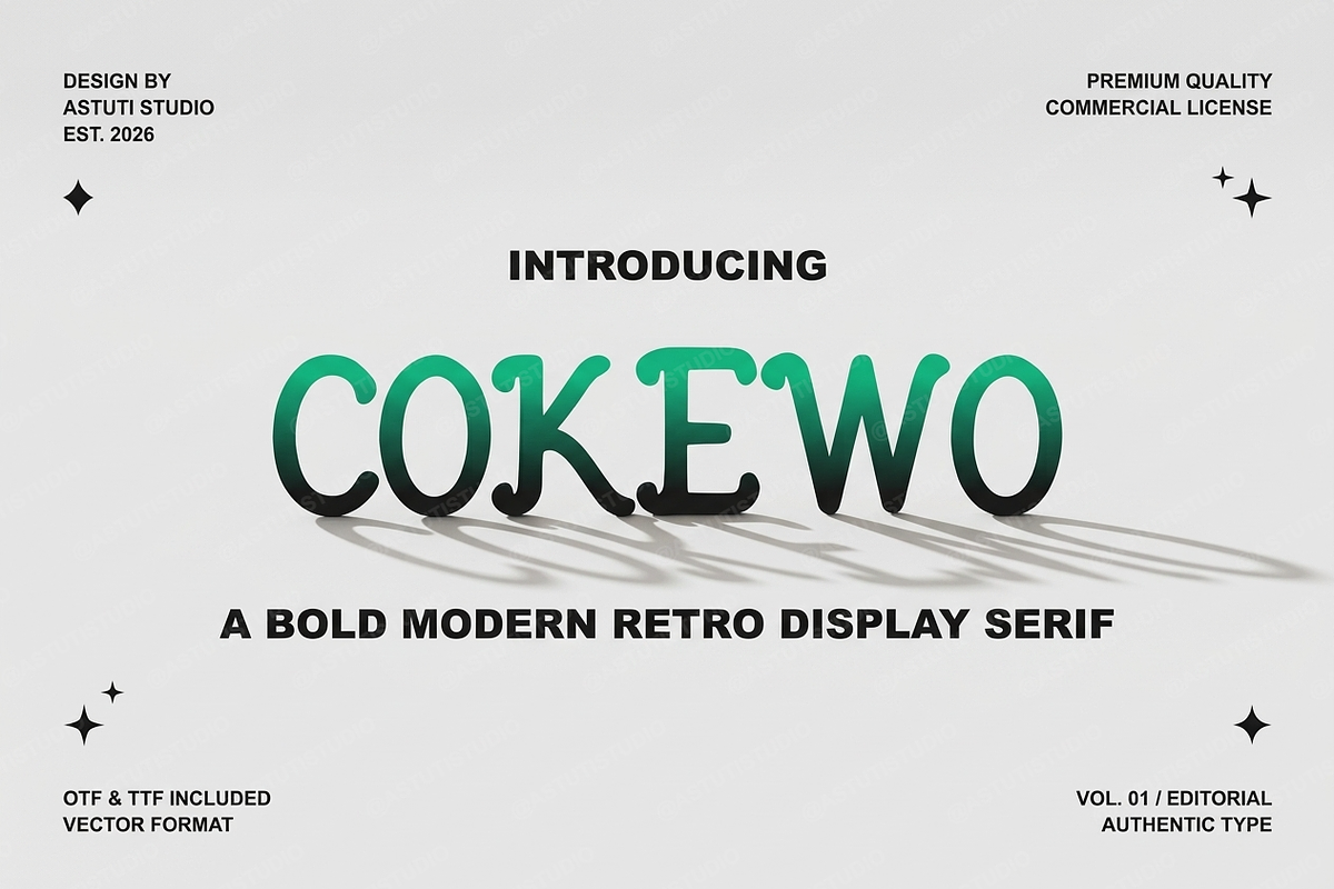 Cokewo - Refined Luxury Serif Typefa, a Serif Font by Astuti Studio (Photo 2 of 21)