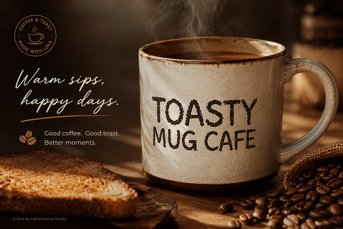 Munchee Playful Chalk Textured Font, a Handwritten Font by Letterhanna Studio (Photo 3 of 9)