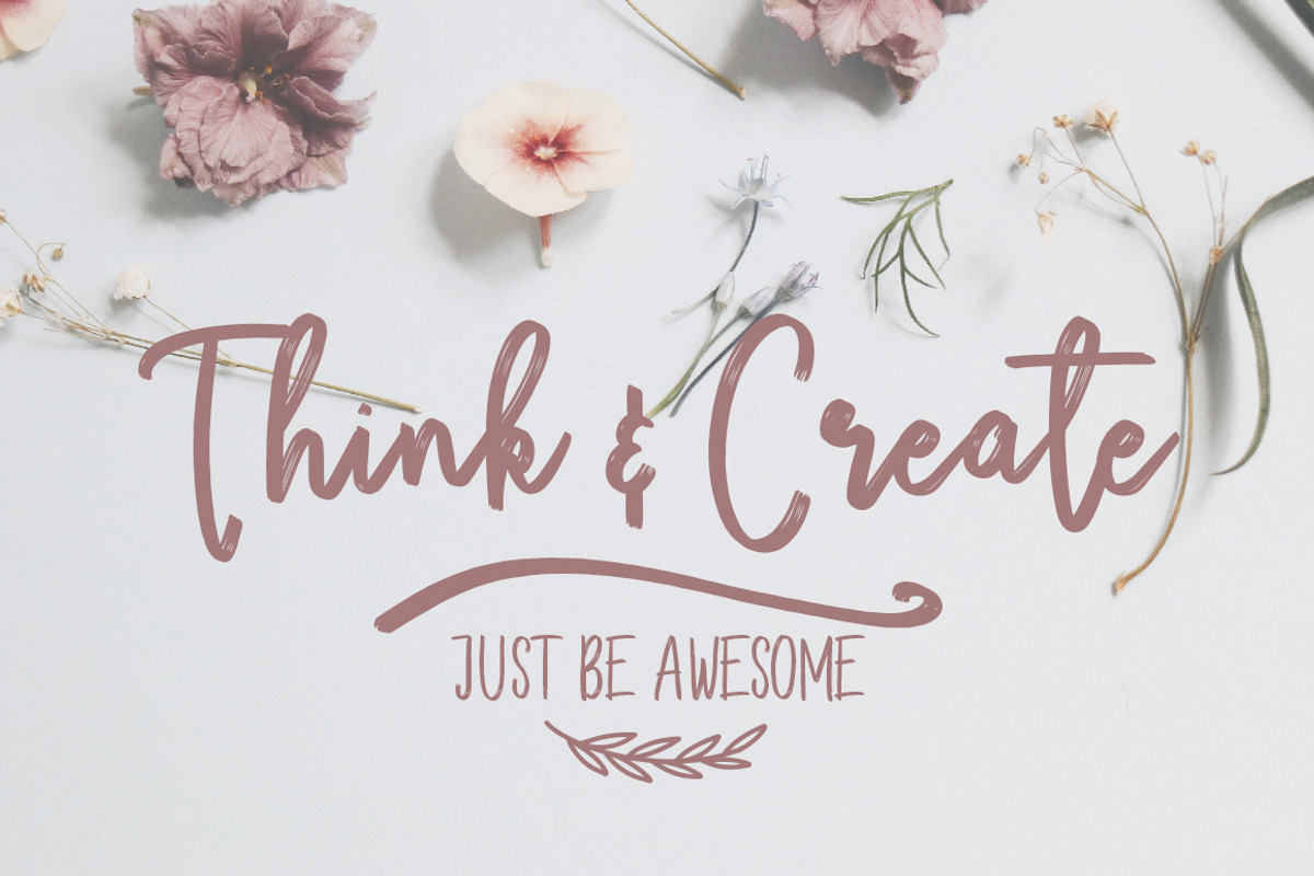 Bikarosta Font Duo with Extras, a Script Font by Maulana Creative (Photo 10 of 17)