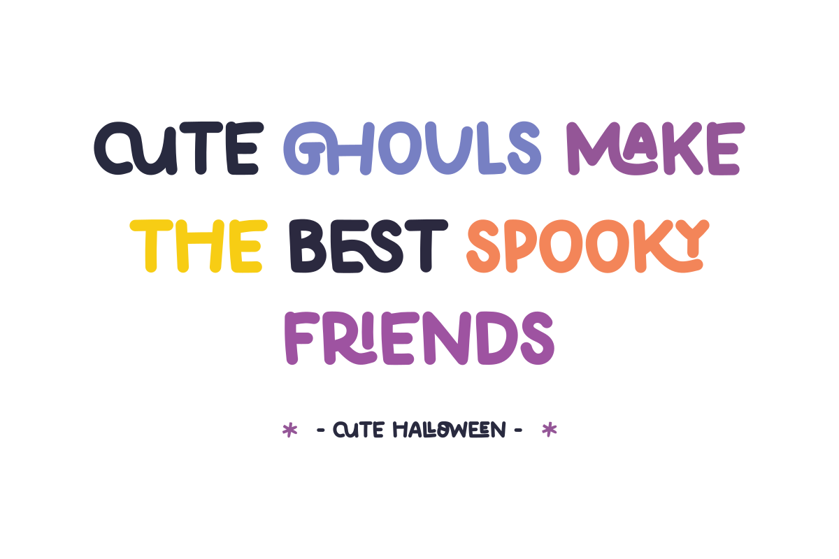 Funies Halloween - Cute Display Font, a Handwritten Font by SaktiAvellin (Photo 2 of 9)