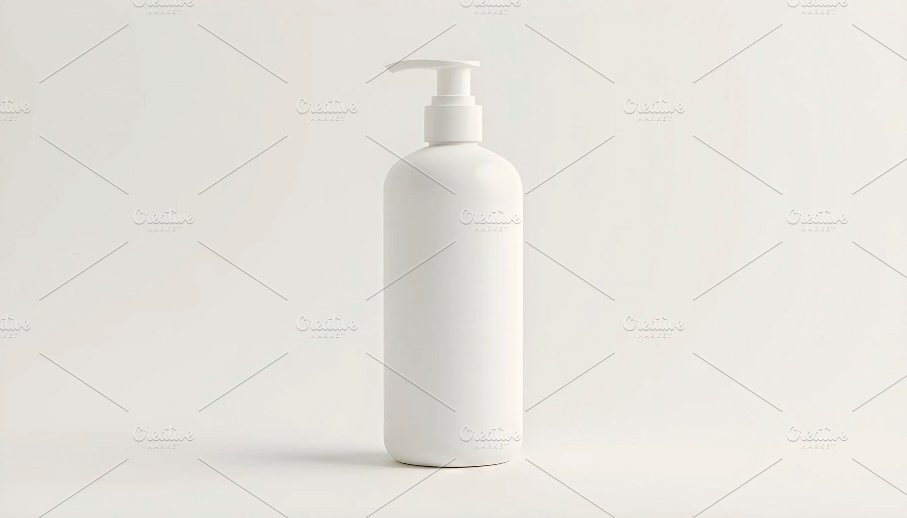 Photoreal Bottle for Skincare or Bev, a Photo by LOGOCREATIVE