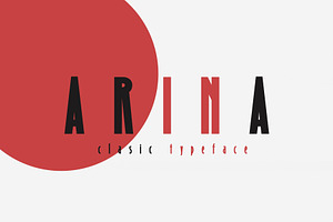 Arina Clasic Sans Serif Font