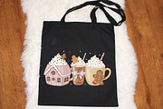 Pink Gingerbread Coffee Christmas, an Illustration by SinaCreation (Thumbnail 3 of 7)