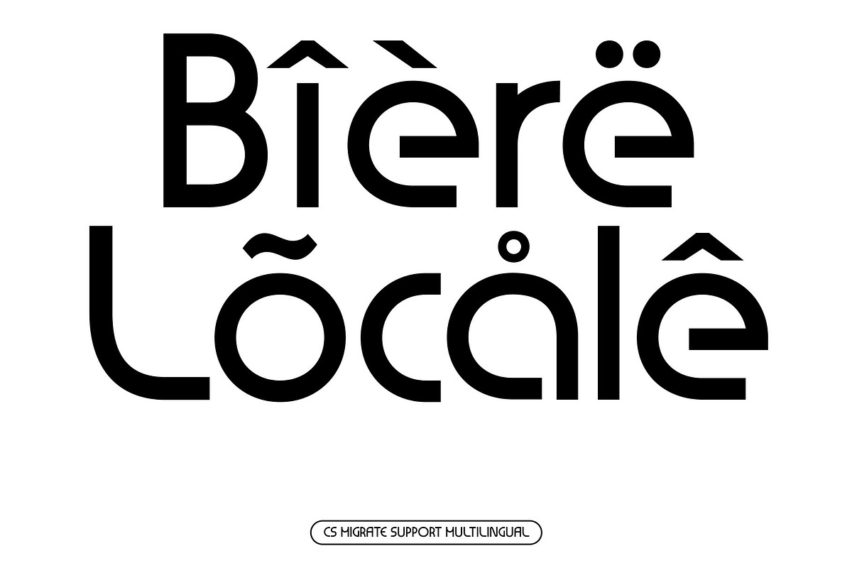 CS Migrate – Modern Display Font, a Sans Serif Font by Craft Supply Co. (Photo 5 of 8)