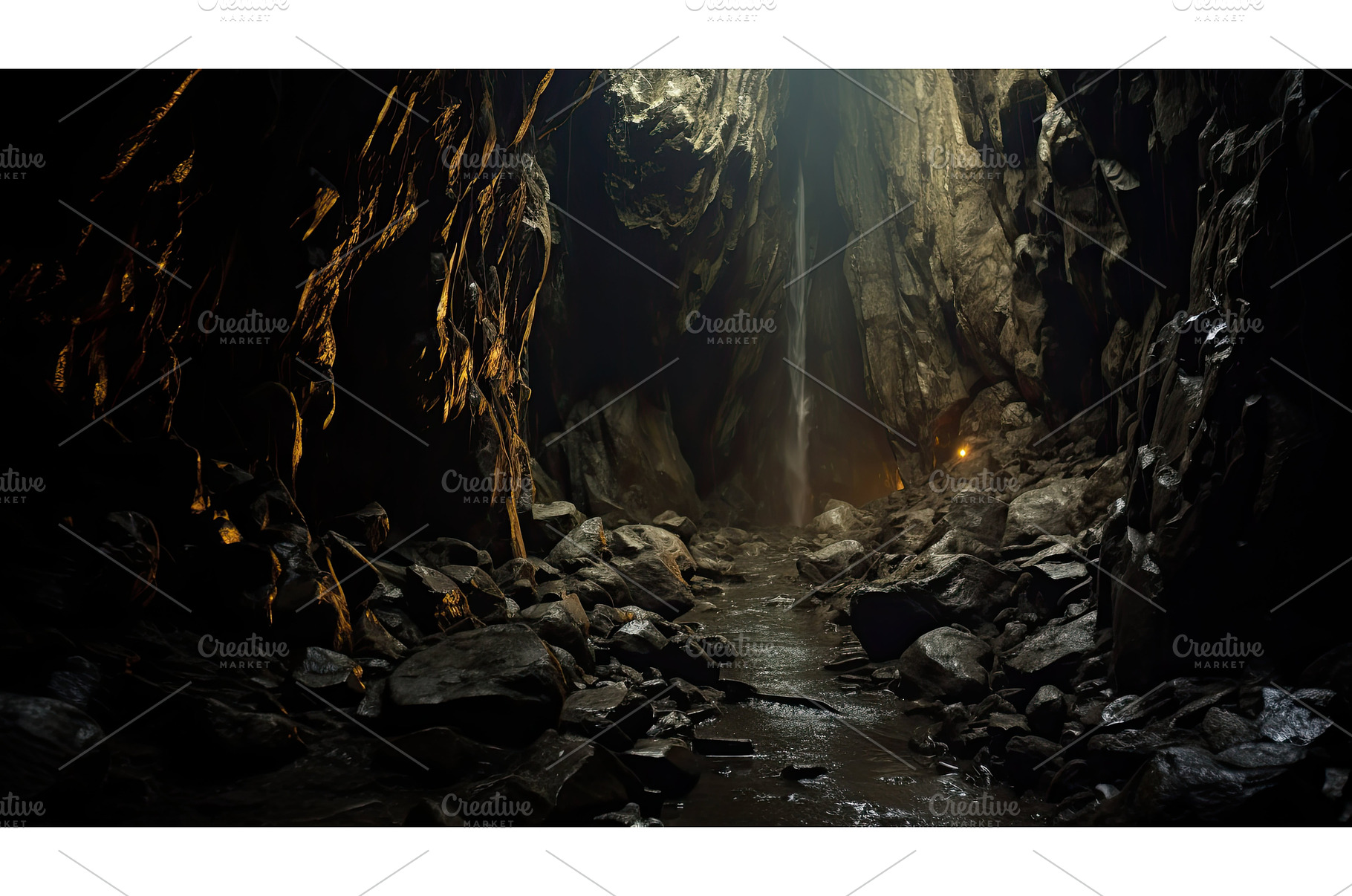darkness horror cave ai generated, an Animal Photo by pikepicture