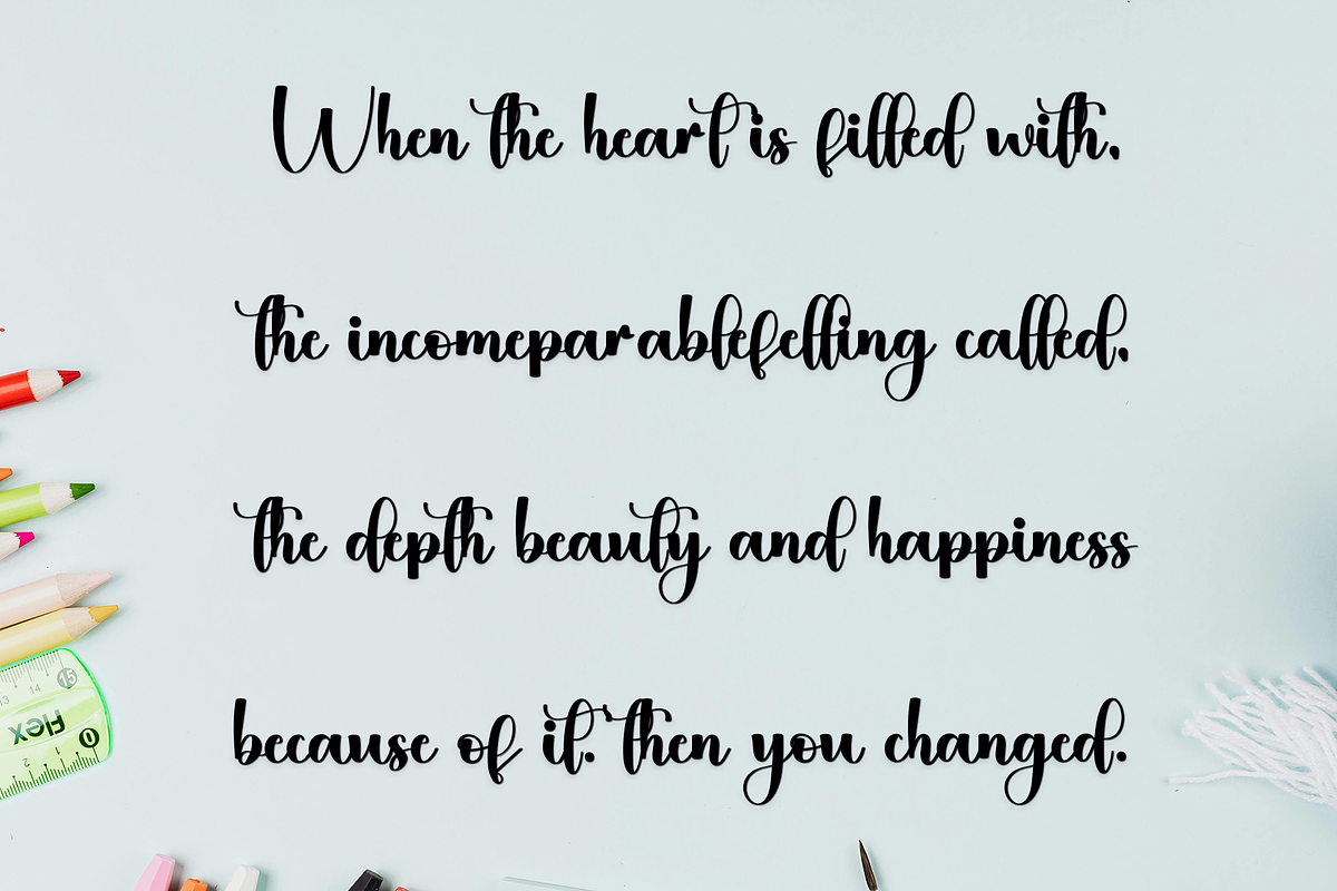 Vibes Valentine, a Handwritten Font by InermediaSTUDIO (Photo 7 of 8)