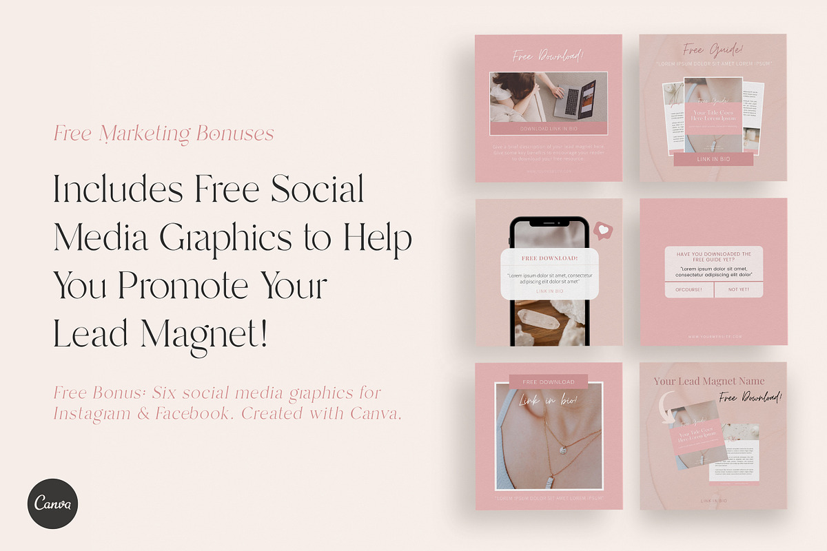 Lead Magnet | Opt-in Canva Template, a Marketing Template by Gebers Marketing & Design (Photo 7 of 8)
