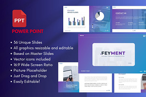 FEYMENT Payment PowerPoint Template, a Presentation Template by Rizki Herdian