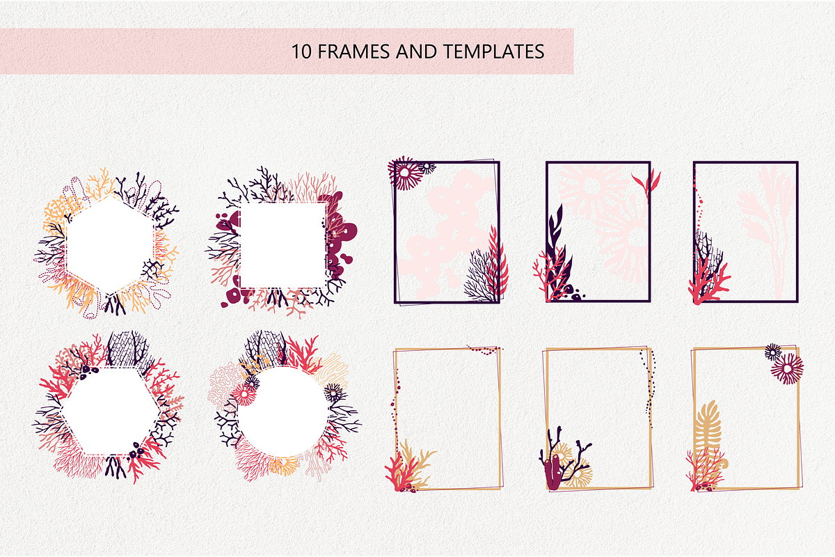 Coral Reef and Seaweed Collection, an Object Graphic by so.called.masha (Photo 8 of 11)