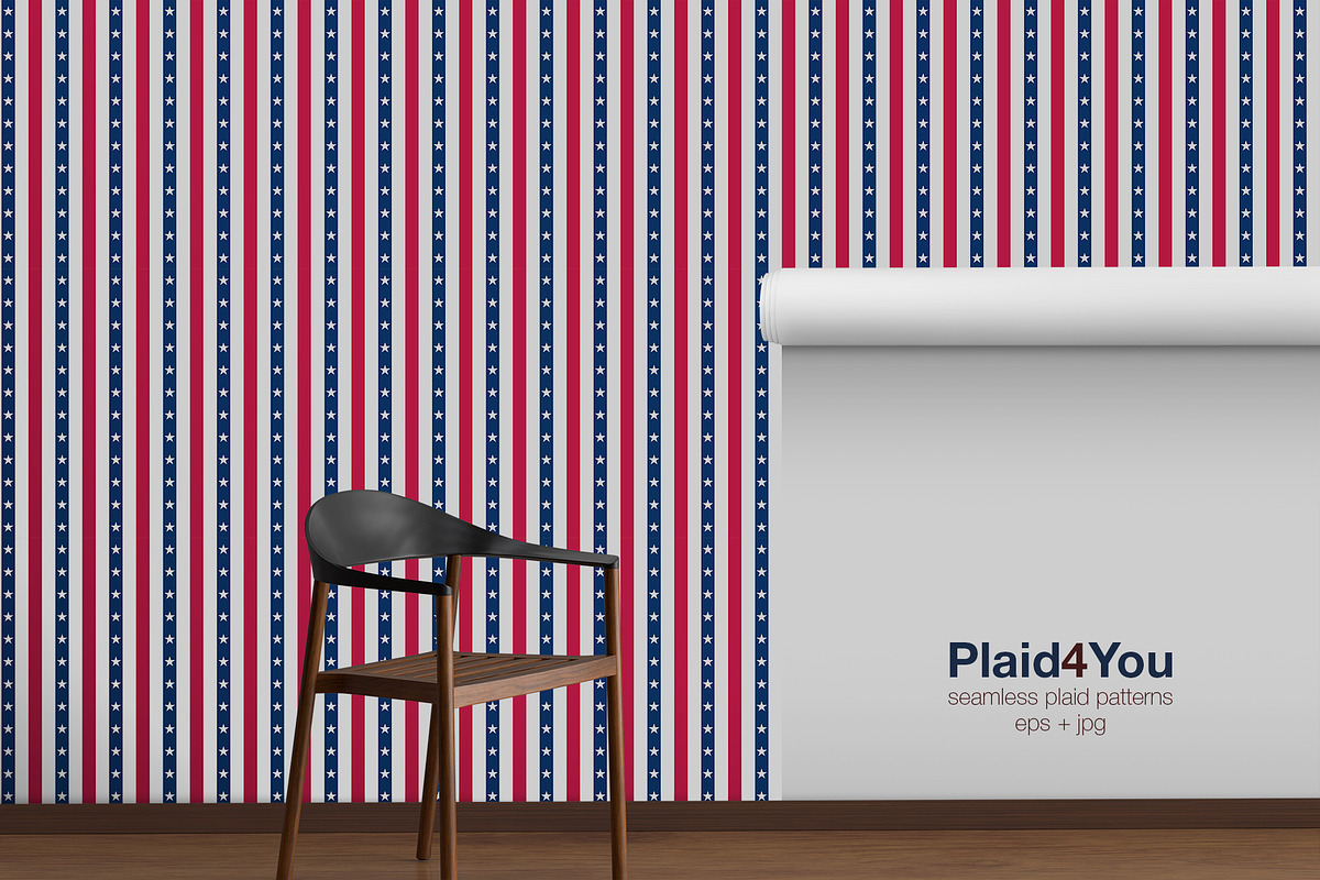 USA Independence Day Patterns, a Pattern Graphic by Plaid4You (Photo 7 of 9)