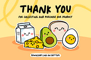 Healthy Friends Character, a Food Illustration by Cruizy & Co (Thumbnail 6 of 6)