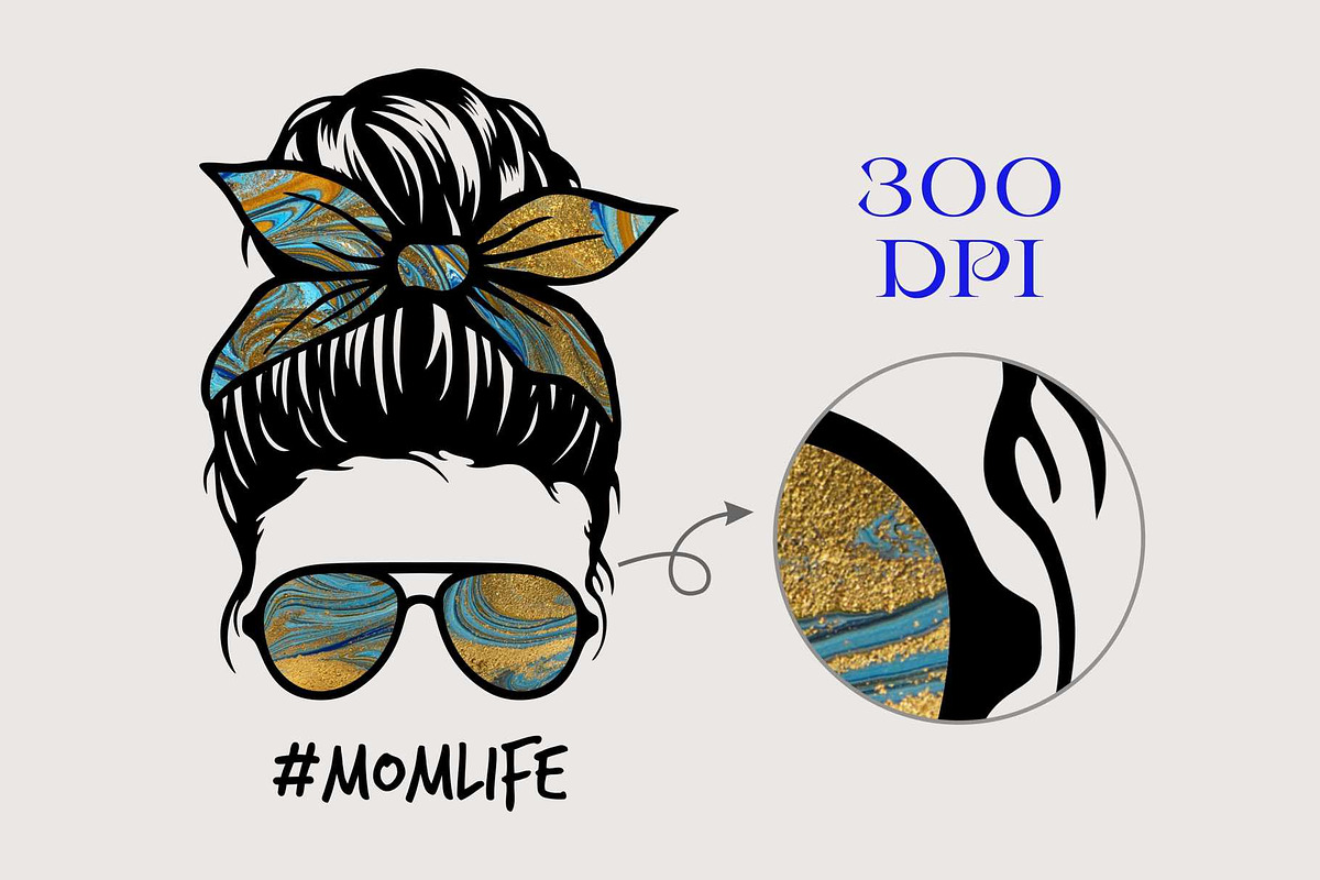 Modern Messy Bun PNGs, a Person Illustration by Unusual Vectors (Photo 9 of 10)