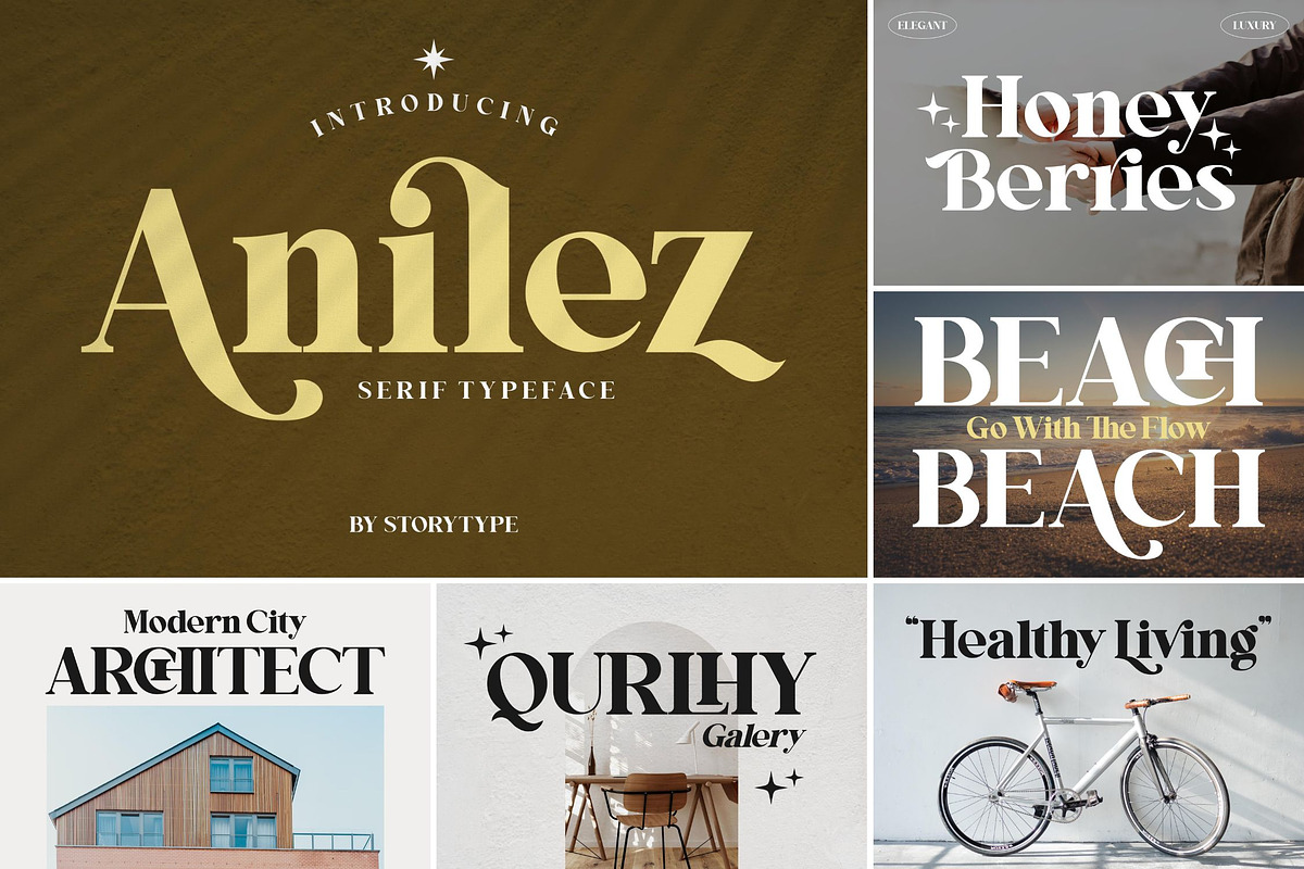 SALE! Modern & Classy Serif Font, a Serif Font by Storytype Studio (Photo 27 of 42)