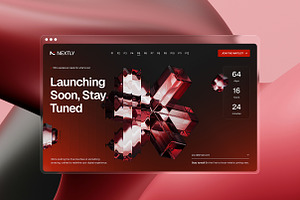 Nextly - Launch and Coming Soon UI