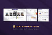 Social Media Report Powerpoint, a Presentation Template by UX Dummy (Thumbnail 2 of 2)
