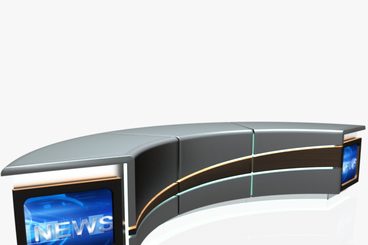 TV Studio Desk Collection (12 PCS), a Furniture 3D Model by akerStudio (Photo 59 of 153)