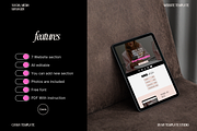 Luxury Link in bio website template, a Landing Page Template by My Template Studio (Thumbnail 2 of 12)