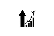 50 Business Growth Success Icons Bun, an Illustration by Designer_Momina (Thumbnail 10 of 51)