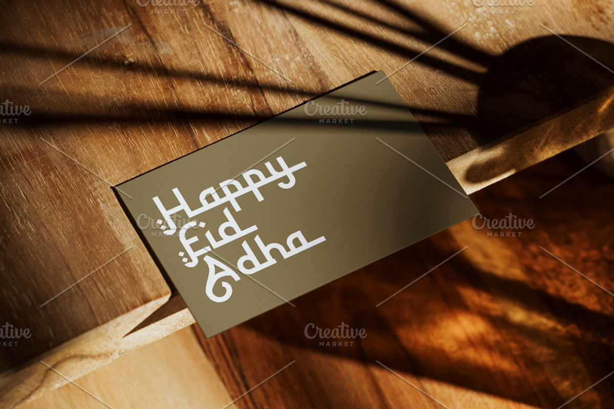 Sharifa Ramadhan Theme Font, a Sans Serif Font by Artiveko (Photo 7 of 10)