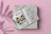 Funeral Program Template Flower, an Invitation Template by Creatiya Type (Thumbnail 3 of 5)