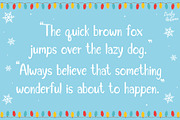 Winter Wonderland | Handwriting Font, a Handwritten Font by LivelyAutumn11.11 (Thumbnail 4 of 5)