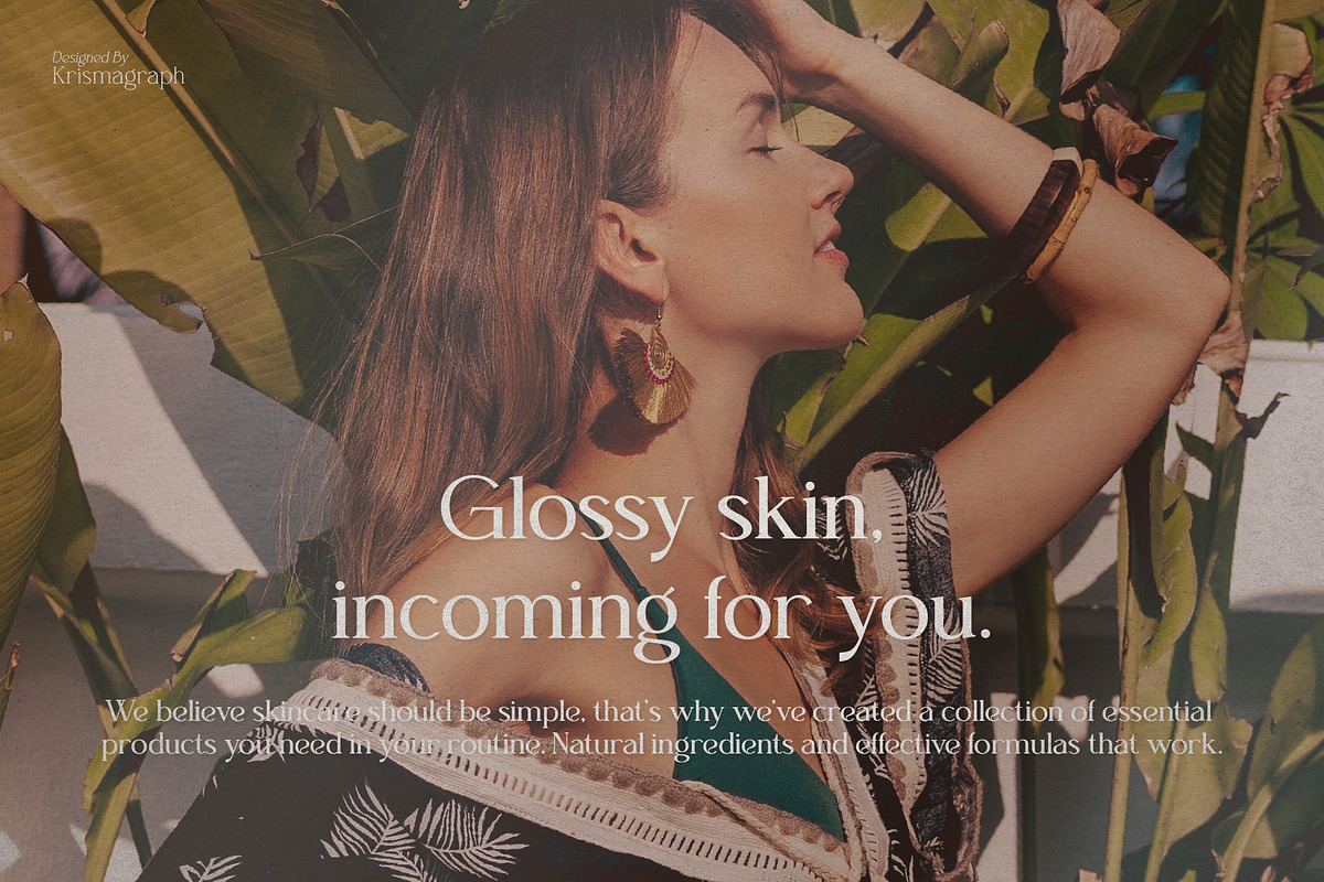 Glamoure Everyday | Serif Family, a Serif Font by Krismagraph (Photo 8 of 16)