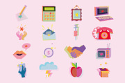 Illustrated task work icon risocards, a Work Illustration by studiomisprint (Thumbnail 4 of 8)