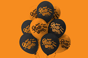 Happy Halloween logotype, a Poster Template by Anna's Lettering (Thumbnail 4 of 4)