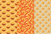 8 Mac and Cheese Seamless Patterns, a Pattern Graphic by Inknfolly (Thumbnail 3 of 3)