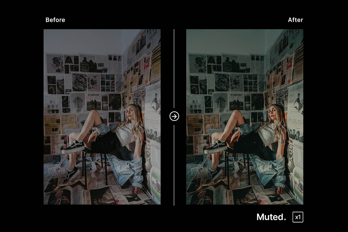 Muted - Actions and Presets, a Preset Add-On by Hydrozi Presets (Photo 6 of 7)