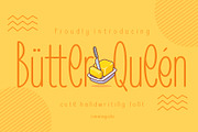 Butter Queen, a Font by ismanayuda (Thumbnail 1 of 5)